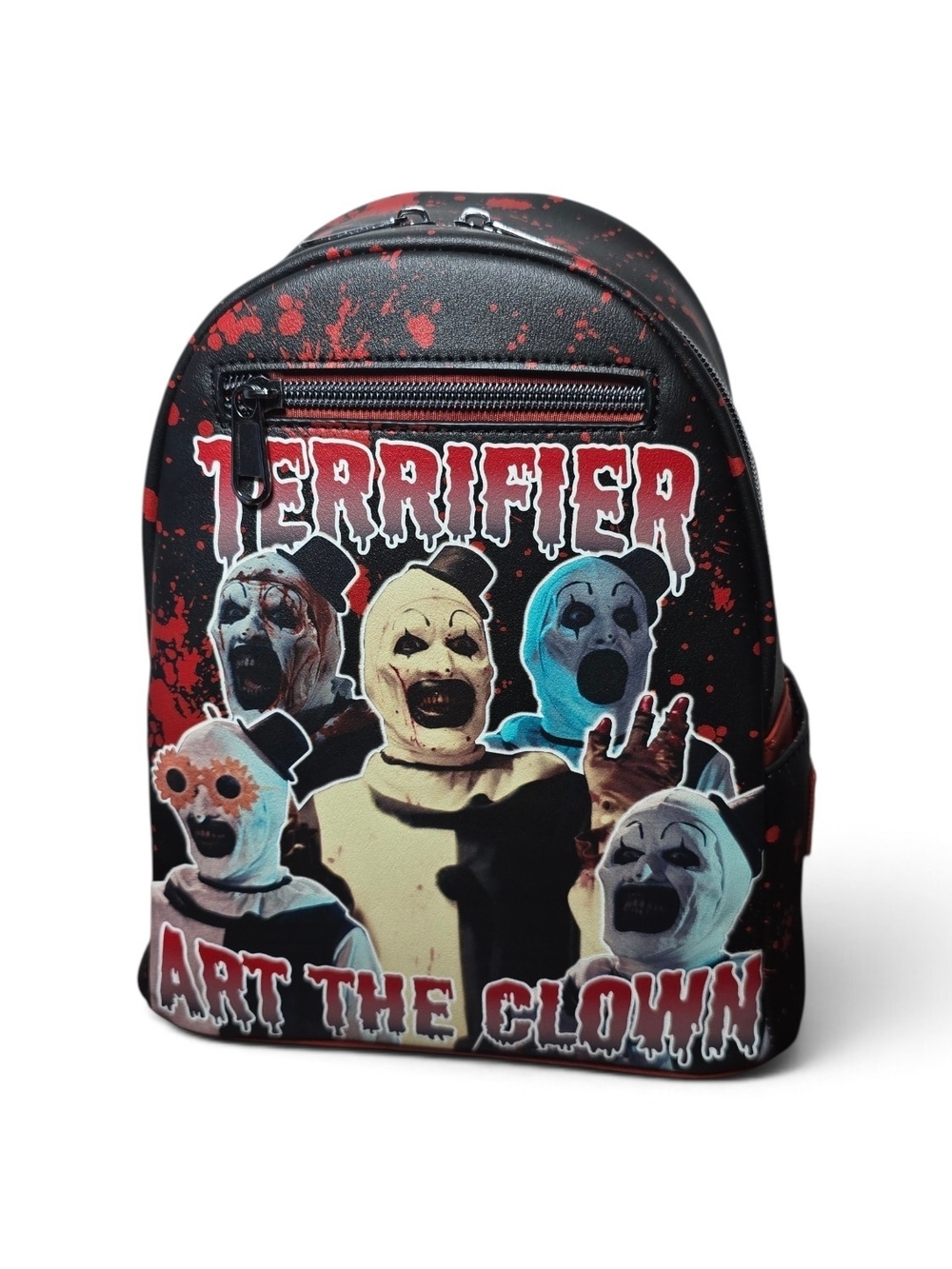 Loungefly Terrifier Art the Clown Splatter Mini Backpack NWT Horror - Picture 2 of 5